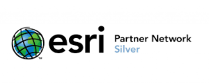 a logo for the ESRI Partner Network Silver.